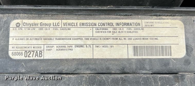 image for item NI9093 2010 Dodge Charger  Police