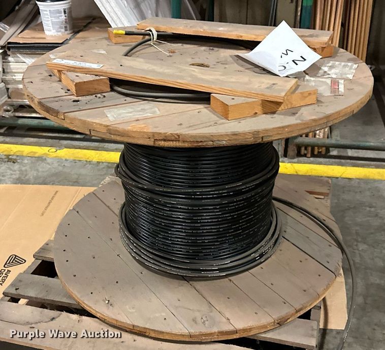 Spool of telephone wire in Lansing, KS Item NL9075 for sale Purple Wave