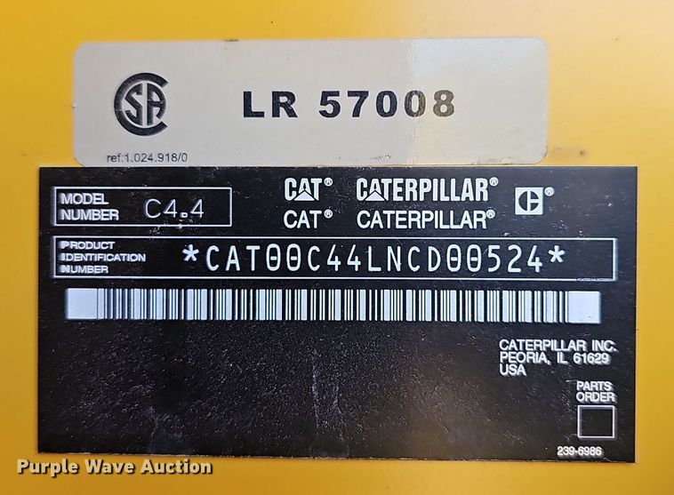 image for item NP9035 2006 Caterpillar D25-4  generator