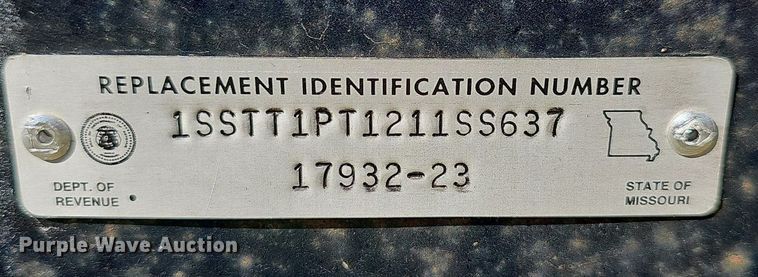 image for item NP9036 2002  Fire safety training trailer