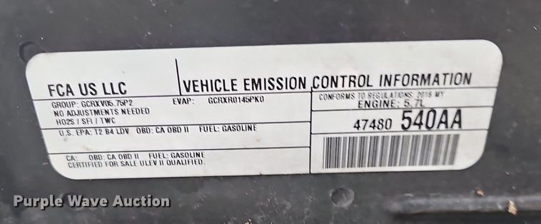 image for item NP9043 2016 Dodge Charger Police