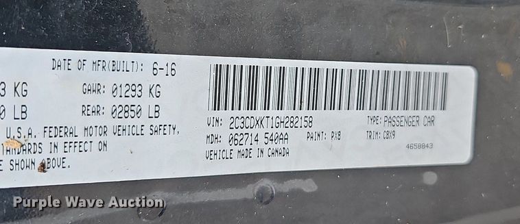 image for item NP9044 2016 Dodge Charger Police