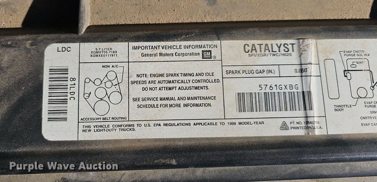 image for item NP9066 1999 Chevrolet Tahoe  SUV