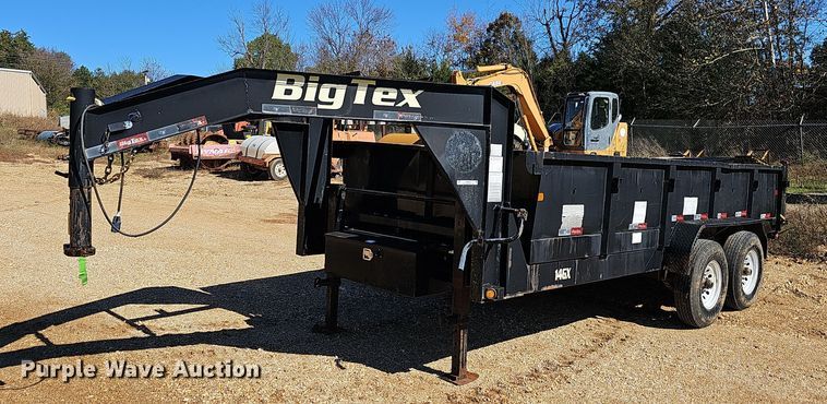 image for item NP9076 2016 Big Tex 14GX  end dump trailer
