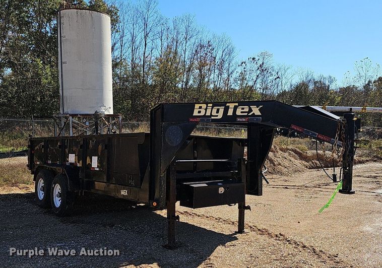 image for item NP9076 2016 Big Tex 14GX  end dump trailer