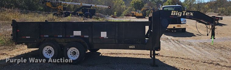 image for item NP9076 2016 Big Tex 14GX  end dump trailer