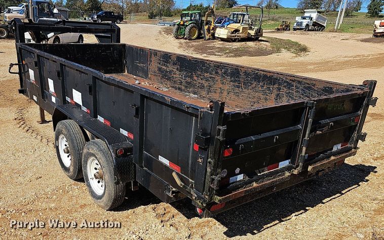 image for item NP9076 2016 Big Tex 14GX  end dump trailer