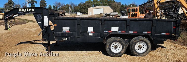 image for item NP9076 2016 Big Tex 14GX  end dump trailer
