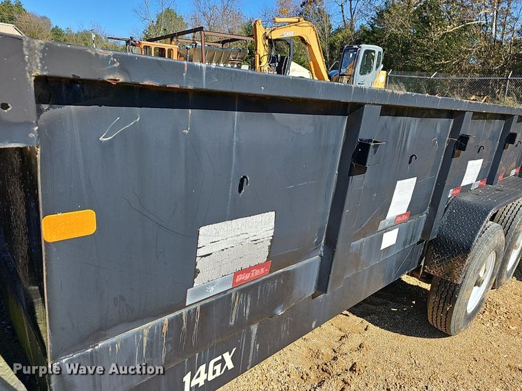 image for item NP9076 2016 Big Tex 14GX  end dump trailer