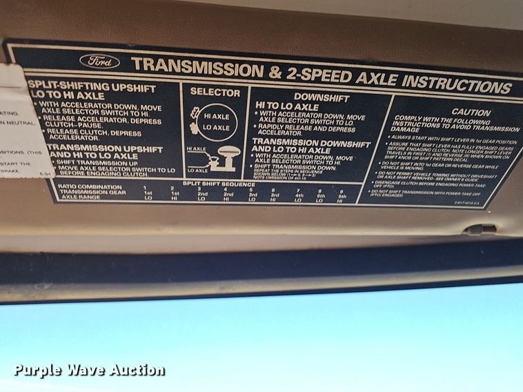 image for item NP9081 1987 Ford F700  manure spreader truck