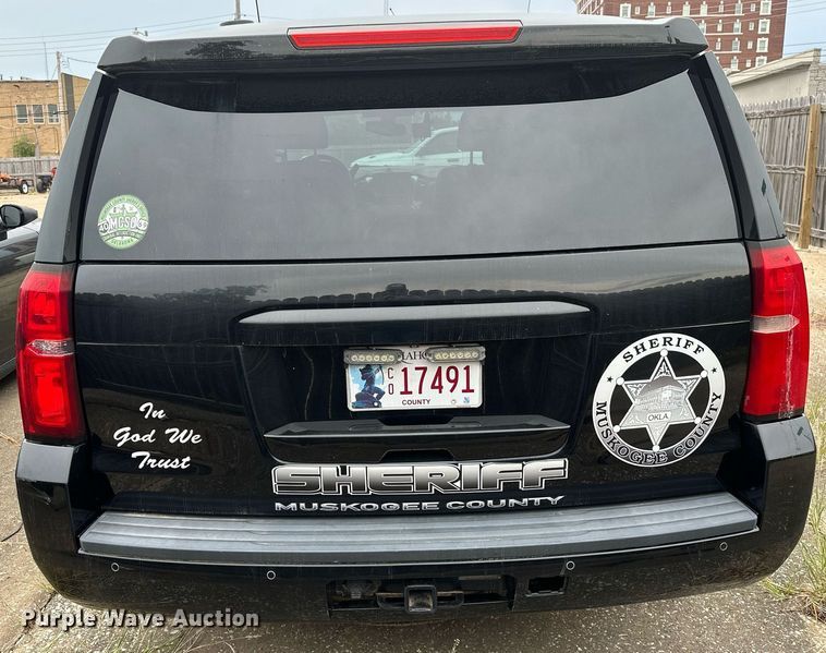 image for item NQ9301 2015 Chevrolet Tahoe Police  SUV
