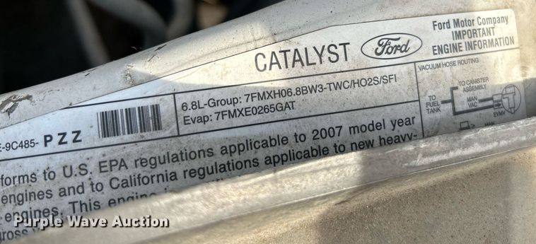 image for item NQ9993 2007 Ford F450 Super Duty XL  box truck