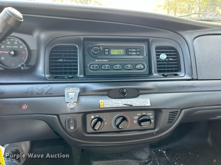 image for item NR9292 2011 Ford Crown Victoria  Police Interceptor