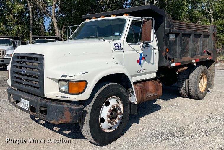 image for item NY9953 1998 Ford F800  dump truck