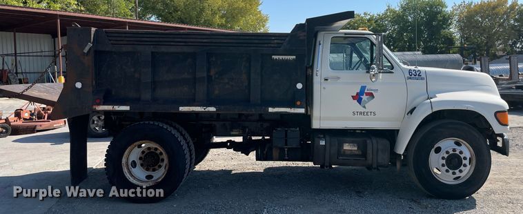 image for item NY9953 1998 Ford F800  dump truck
