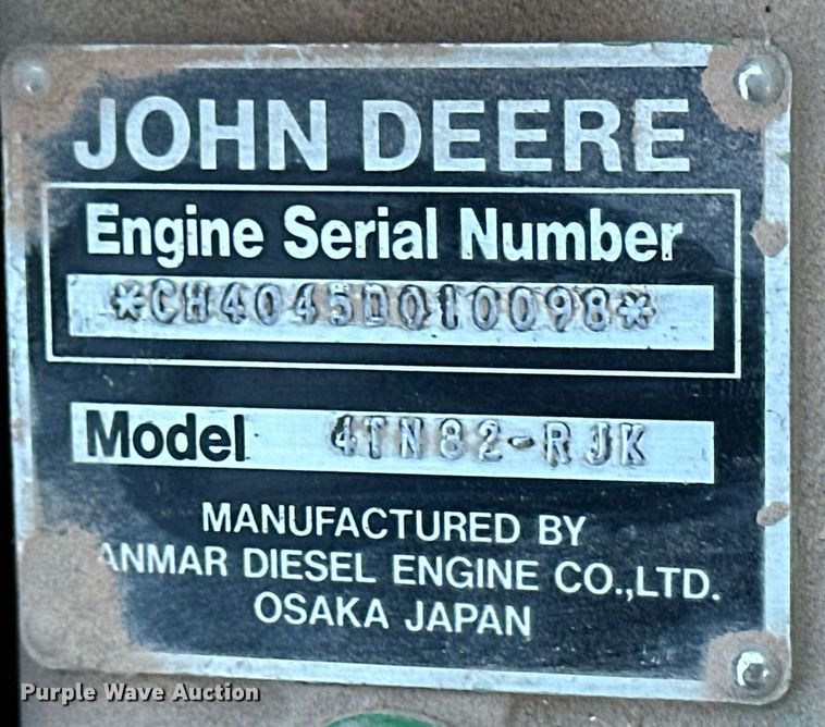 image for item OK9123 1995 John Deere 970  MFWD tractor