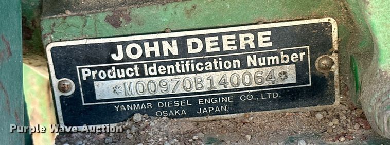 image for item OK9123 1995 John Deere 970  MFWD tractor