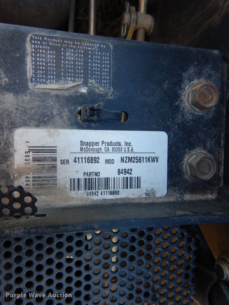 image for item OL9314 Snapper ZTR lawn mower