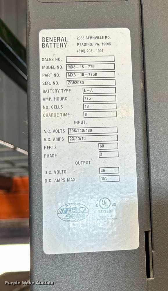image for item DJ6420 2016 Yale K66C030G36  forklift