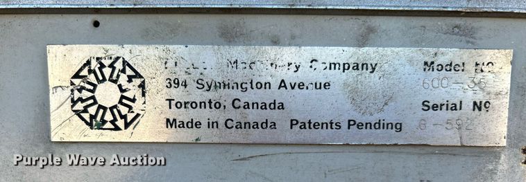 image for item DJ6449 Pneuco 600-36  press brake