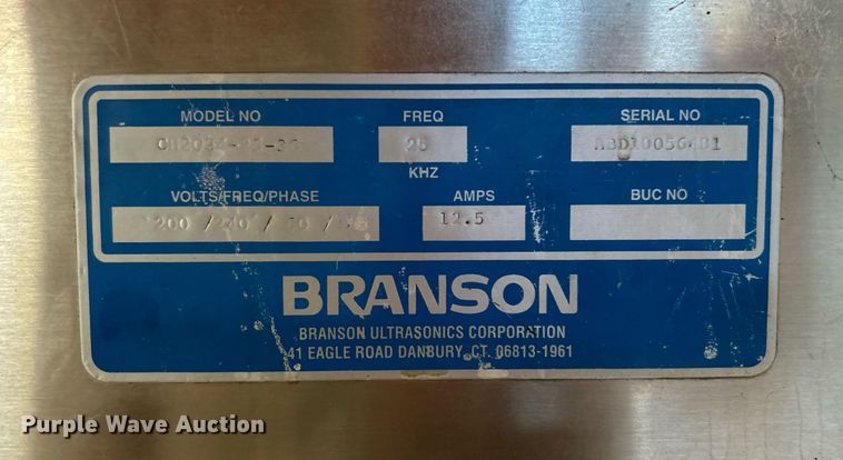 image for item DJ6450 Branson CH2024-25-36  parts washer