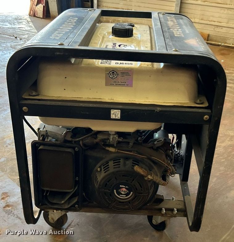 image for item DJ6455 Tahoe Power TPI9000LXU  generator