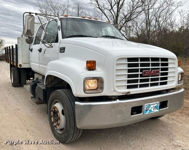 image for item DJ6468 1997 GMC C6500  dump flatbed truck