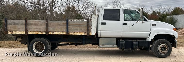 image for item DJ6468 1997 GMC C6500  dump flatbed truck