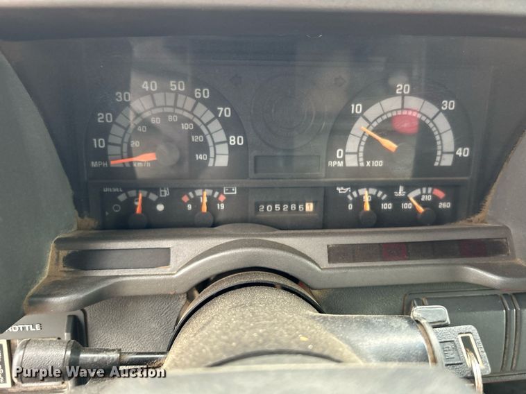 image for item DJ6468 1997 GMC C6500  dump flatbed truck