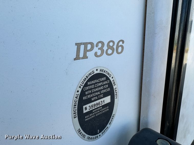 image for item DK2574 2015 Impact IP386  toy hauler camper