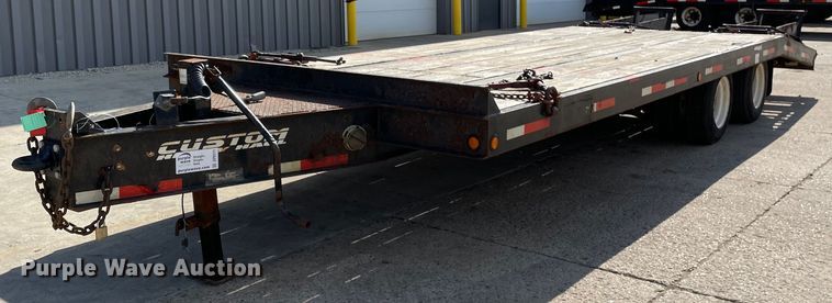 image for item DP0111 2016 Custom Heavy Haul 12T202ELPHD  equipment trailer