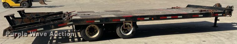 image for item DP0111 2016 Custom Heavy Haul 12T202ELPHD  equipment trailer