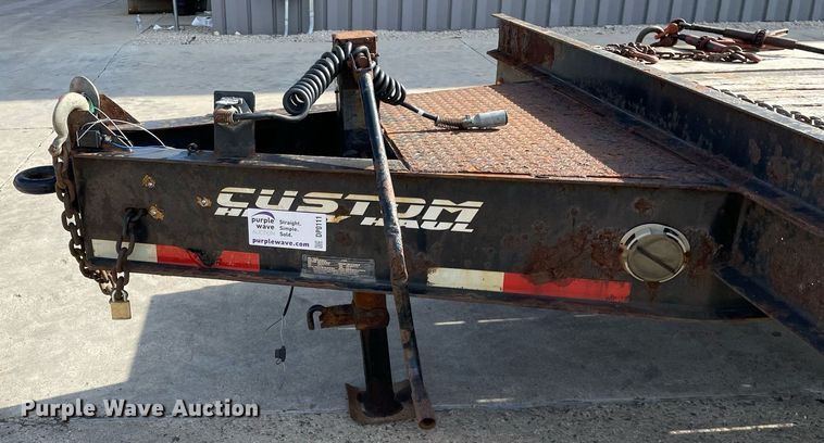 image for item DP0111 2016 Custom Heavy Haul 12T202ELPHD  equipment trailer