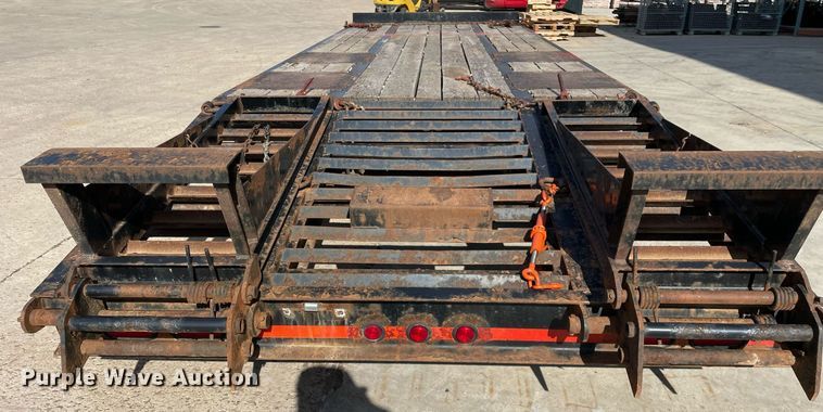 image for item DP0111 2016 Custom Heavy Haul 12T202ELPHD  equipment trailer
