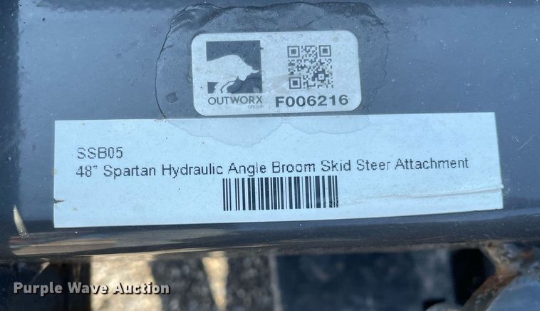 image for item DP0182 Spartan  48" W skid steer broom