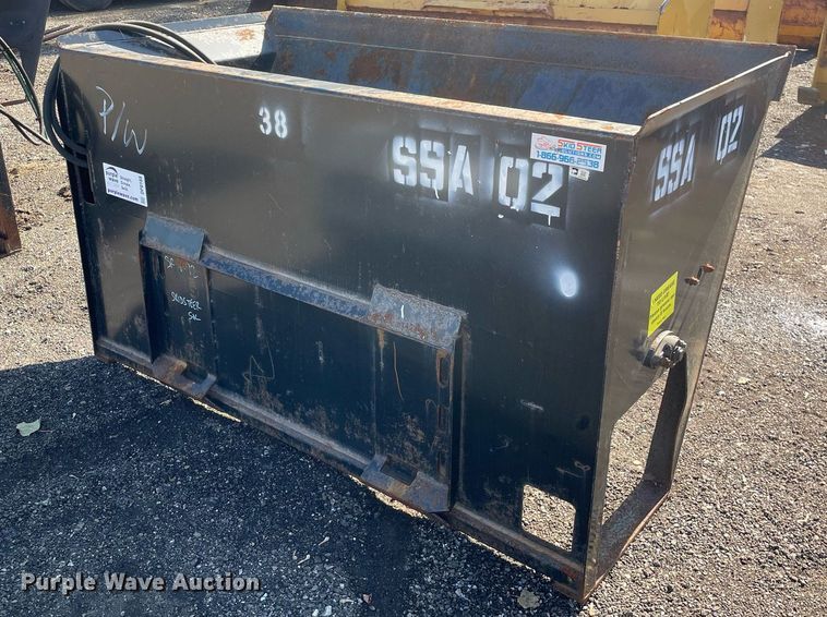 image for item DP0188 74" W skid steer spreader bucket