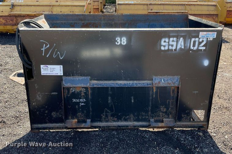 image for item DP0188 74" W skid steer spreader bucket