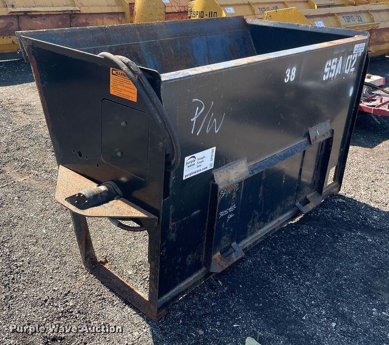 image for item DP0188 74" W skid steer spreader bucket