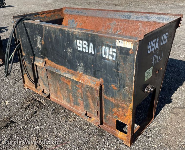 image for item DP0189 74" W skid steer spreader bucket