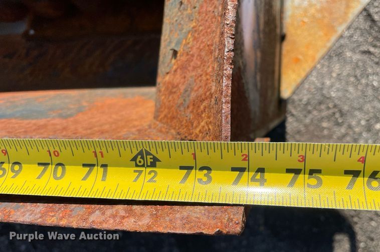 image for item DP0189 74" W skid steer spreader bucket