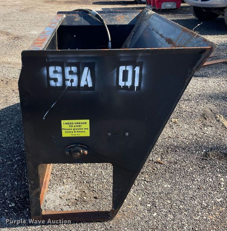 image for item DP0190 74" W skid steer spreader bucket