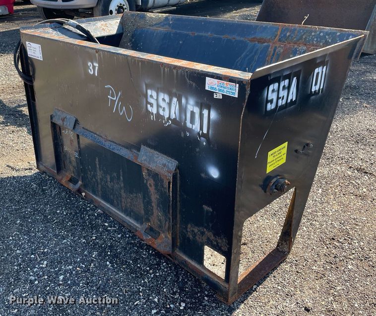 image for item DP0190 74" W skid steer spreader bucket