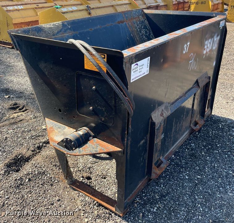 image for item DP0190 74" W skid steer spreader bucket