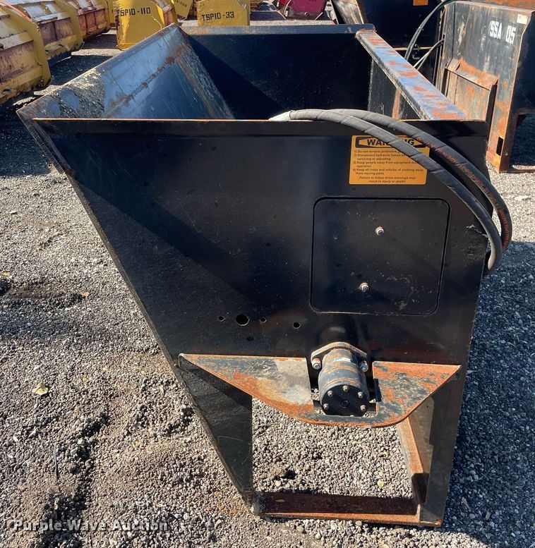 image for item DP0190 74" W skid steer spreader bucket