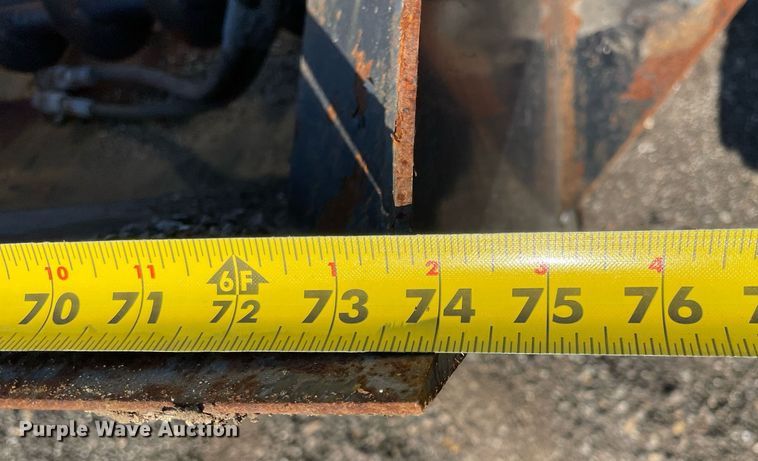 image for item DP0190 74" W skid steer spreader bucket