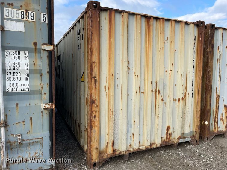 image for item DP0208 2004 NINGBO XINHUACHANG CX04-40MAE  shipping container
