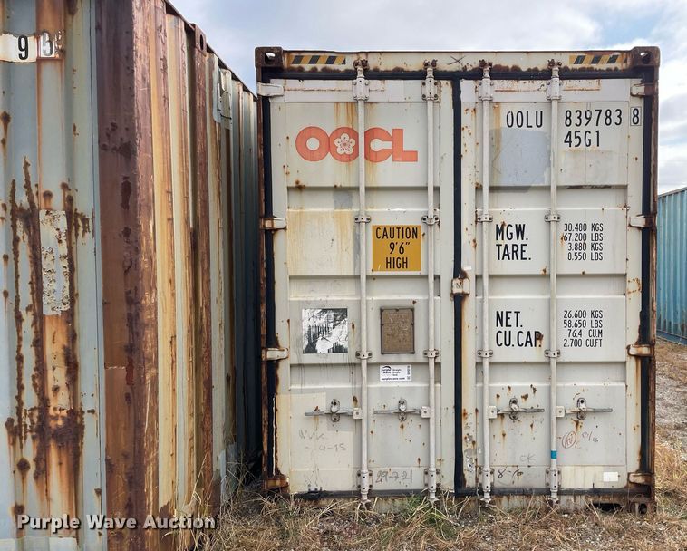 image for item DP0210 2006 CIMC NL40H-083A  shipping container