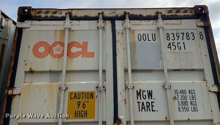 image for item DP0210 2006 CIMC NL40H-083A  shipping container