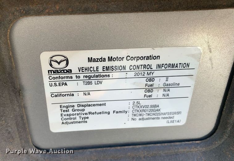 image for item DP8739 2011 Mazda Mazda5  van