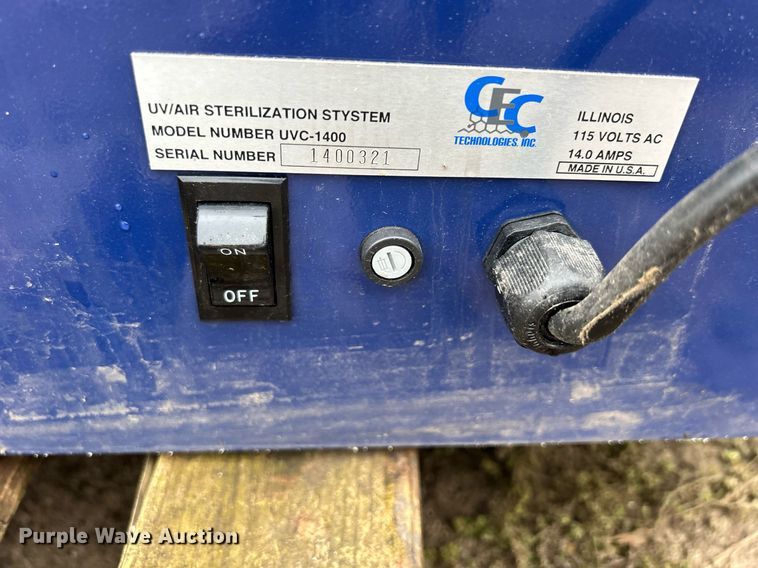 image for item DQ1021 CEC  UV/air sterilization system